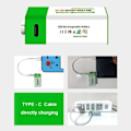 Miniatyrbillede 6 af 6: 9V Genopladeligt Batteri 12800mAh 6F22 Mikro USB 9v Li-ion Lithium Batterier til Multimeter Mikrofon Legetøj
