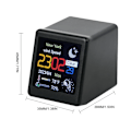 Miniatyrbild 5 av 8: Mini Smart WiFi Väderstation Klocka för Spelrum
