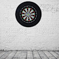 Miniatyrbild 5 av 6: Hög kvalitet Svart 17,75In Darttavla Surround För Darttavla Universell Vägg Skydd Splissning Darttavla Surround Ring Dart Tillbehör
