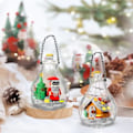 Miniatyrbillede 3 af 6: Jul lys pære byggeklods sæt LED lys sæt til jul skaber gave byggeklodser klodser legetøj