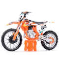 Miniatyrbild 1 av 6: KTM-450 SX-F Factory Edition Static Die Gjutna Fordon Samlarobjekt Motorcykel Modell Leksaker