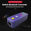 Miniatyrbild 3 av 7: Trådlös Bluetooth-kompatibel adapter omvandlare med USB kabel Fit for Nintend Switch for Game Cube/Classic Edition for Wii Classic