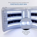Miniatyrbillede 2 af 8: 2 IN 1 Foldbar 7 Farve LED Photon 30-60℃ Opvarmning Threapy Face&Body Maske Machine Salon