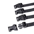 Miniatyrbillede 3 af 6: 4 stk Tactical MOLLE Remme med Spænde Clips Kompression Remme