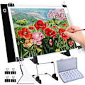 Miniatyrbilde 1 av 7: A4 LED Lys Pad For Diamant Maling Kit Med USB Powered Light Pad
