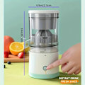 Miniatyrbillede 7 af 7: Bærbar Elektrisk Juicer Trådløs Orange Juicer USB Genopladelig Citron presser