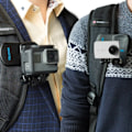 Miniatyrbild 5 av 9: GoPro Hero 11 10 9 8 7 6 Ryggsäck Clip 360 Rotary Clip Mount