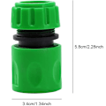 Miniatyrbillede 2 af 6: Have Vanding Slange ABS Quick Connector 1/2” End Dobbelt Han Slange Kobling Forbinder Adapter Forlænger Sæt Til Slange Rør Rør