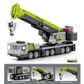 Miniatyrbilde 2 av 7: By Teknisk Gravemaskin Bil Bulldoser Bygge Klosser MOC Engineering Kjøretøy Mixer Lastbil Klosser Leker