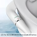 Miniatyrbilde 8 av 9: Toalett bidet ultraslankt bidet toalett sete feste med messing inntak justerbart vann trykk bad hygienisk dusj