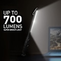 Miniatyrbillede 5 af 7: LED Lommelygte Magnetisk Work Light USB Genopladelig Lommelygte Krog Bærbar Lantern 1stk