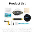 Miniatyrbilde 6 av 9: Vanntett etui hus For Gopro Hero 5 6 7 8 9 10 11 Trigger Dome Deksel Lens Tilbehør