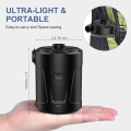 Miniatyrbilde 5 av 6: Bærbar Trådløs Luft Kompressor Inflator/Deflator Pumper for oppblåsbare puter Luft senger Båt svømming ring
