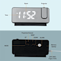 Miniatyrbild 6 av 7: Bästa kvalitet Projektion Varm Klocka för sovrum LED Digital Klocka Projektion på tak Vägg Laddbar Tid Temperatur Display Snooze
