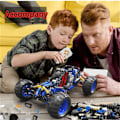 Miniatyrbillede 3 af 4: Elektrisk Byggeklodser Bil Teknisk RC off-road racing lastbil APP programmering fjernbetjening køretøj