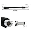 Miniatyrbild 8 av 9: 295 mm flexibel axel bits magnetisk skruvmejsel förlängning borr bit hållare anslut länk för elektronisk borr