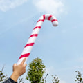 Miniatyrbild 6 av 7: Jul Uppblåsbara Gångkäppar Jul Ute Godis Färgfärgade Uppblåsbara Gångkäppar