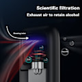 Miniatyrbild 5 av 5: Exakt Värde Bil Alkohol Tester Led Hög Kontrast Skärm Display Breathalyzer Alkohol Breath Tester