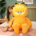 Miniatyrbillede 2 af 7: Fed Vred Kat Plyds Legetøj Disney Dyr Dovne Tåbeligt Tiger Skin Simulering grimme kat udstoppet dukke