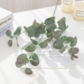 Miniatyrbillede 6 af 8: Kunstige planter lange grønne eukalyptus blade jule pynt