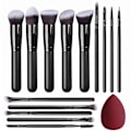 Miniatyrbilde 10 av 11: 14 deler Sminke Børster Set  Soft Fluffy Foundation Blush