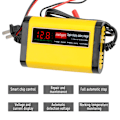 Miniatyrbillede 3 af 7: Fuld Automatisk Bil Batteri Oplader Digital LCD Skærm 2A Hurtig Opladning 3 trin Bly Acid AGM GEL Batteri-opladere