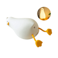 Miniatyrbillede 7 af 7: LED And Nat Lys Genopladeligt Touch Silicone Tegnefilm Klap And Sove Nat Lampe