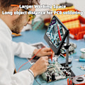 Miniatyrbild 4 av 7: Digital mikroskop 10,1 tum justerbart LCD för elektronik mikroskop verktyg