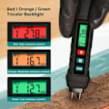 Miniatyrbild 2 av 6: Pen Typ Digital Trä Fukt Mätare LCD Display Pin-Typ Timmer Fukt Detektor