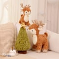 Miniatyrbild 3 av 7: Bedårande jul träd plushie fylld jul älg ren plysch hjort leksak pepparkaka bröd choklad hus