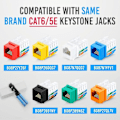 Miniatyrbilde 3 av 7: Network Module Wire Cutter RJ45 Module Frame Wire Cutter Tool