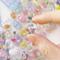 Pikkukuva 2 / 5: 1 osa 3D Relief Tarrat Scrapbooking Creative Candy Ghost Rabbit Drop Diy Diary Paperitavara tarra