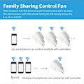 Miniatyrbild 2 av 7: Smart Plug WiFi Socket EU  Med Ström Monitor Timing Funktion Tuya Smart Life APP Control