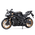 Pikkukuva 1 / 7: Kawasaki Ninja ZX-10R Musta Die Cast Vehicles keräily harrastukset moottoripyörä malli lelut