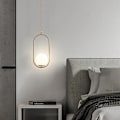 Miniatyrbilde 5 av 8: Led tak lysekroner for spisestue rom lamper moderne luksus gull platting kjøkken