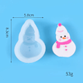 Miniatyrbild 7 av 7: Tröja jul snögubbe ljus silikon form halsduk snö docka gips tvål tillverkning choklad kaka form