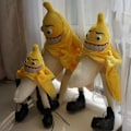 Miniatyrbilde 3 av 6: Banan utstoppede dyr, søte plysj leker med myk midje puter plysj fylte leketøy puter med puter pyntet til jul