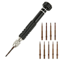 Miniatyrbild 1 av 7: Precision Demontera Magnetisk Torx Cross Pentalobe Huvud Skruvmejsel Bit Reparation Kit För Android Mobil Telefon Öppet Verktyg