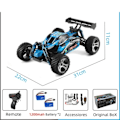 Miniatyrbilde 3 av 6: RC bil 1/18 4WD 2.4G Radio kontroll fjernkontroll kjøretøy modeller RC biler leker