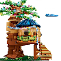 Miniatyrbilde 3 av 6: Moderne Trehus Bygning Klosser Klassisk Modell Set Klosser Barn sett For Gutter Leker