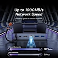Pikkukuva 4 / 6: Paras laatu USB C telakka Steam Steam Nintend Switch 6-in-1 Type C to 4K@60Hz HDMI-yhteensopiva Gigabit Ethernet USB  3.0 keskitin