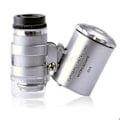 Miniatyrbild 3 av 6: 60x Mini Pocket LED UV Juvelerare Lupp Mikroskop Glas Smycken förstoringsglas