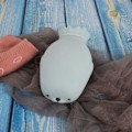 Miniatyrbillede 5 af 9: 450 ml Silicone Seal Mini Varmt Vand Taske Piger Lomme Bærbar Hånd Varmer Flaske Smertelindring Hånd Fødder Vinter Varme forsyninger
