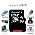 Miniatyrbilde 6 av 9: Minne kort 128GB 32GB Micro SD TF 64GB U1 V10 A1 MicroSD SDCS2 100Mb Lese Speed Class 10 Flash Card