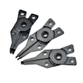 Miniatyrbillede 4 af 4: 4 In 1 Låsring Tang Set Snap Ring Tang Multi Crimp Aftagelig Tang Hoved Holding Låsring Tænger Hånd værktøj