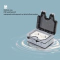 Miniatyrbillede 6 af 10: IP66 Vejrbestandig Stik Socket Vandtæt Udendørs Væg Strøm Socket 16A Dobbelt EU Standard Elektrisk Udtag