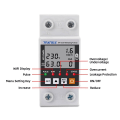 Miniatyrbilde 6 av 6: WiFi Smart Earth Lekkasje Over Under Spenning Beskytter Relé Enhet Switch Breaker