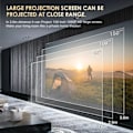 Pikkukuva 4 / 9: Älykäs projektori mini projektori 300 ANSI Lumen 10000L kannettava projektori WIFI ja Bluetooth yhteensopiva TV Stick kannettavalla