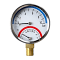 Miniatyrbillede 4 af 5: Professionelt Termomanometer Temperatur Tryk Måler
