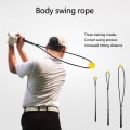 Miniatyrbillede 3 af 7: Golf Swing Øv Reb Golf Øv Swing Træner Justerbar Golf Assistance Øvelser Reb